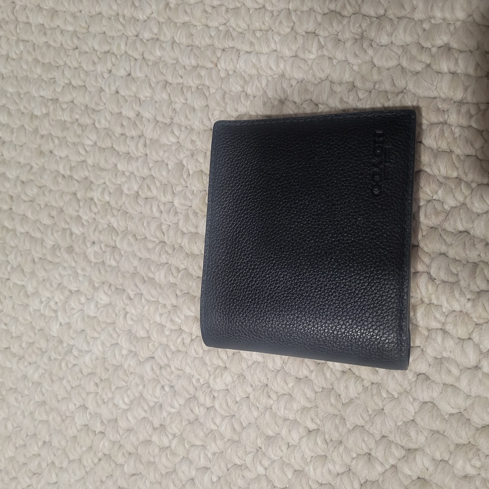 Coach Black Leather Wallet
